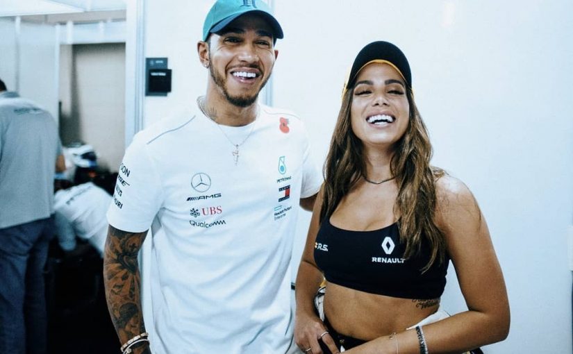 Neymar comenta foto de Anitta com Lewis Hamilton no Brasil: “Meus amigos”